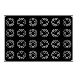 PAVOFLEX Moule Silicone Spirale Babel Ø 6,8 cm x H 5 cm (x24)* Moule Silicone