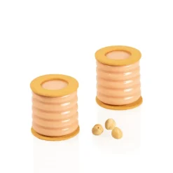 SILIKOMART Moule Silicone Sweet Layers avec Emporte-Pièce Ø 5,5 x H 5,5 cm (x8)* Emporte Pièce - Découpoir Pâtisserie|Moule Silicone