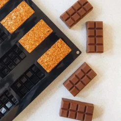 PAVOFLEX Moule Silicone Tablette 8,5 x 4,5 cm × H 3 cm (x16) Cédric Grolet Pavoni* Moule Silicone