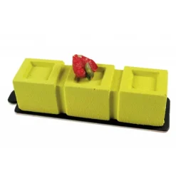 PAVOFLEX Moule Silicone Tricube 12 x 3,2 cm x H 3,2 cm (x25)* Moule Silicone