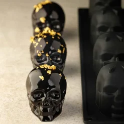 PAVOFLEX Moule Silicone Tête de Mort 5 x 7 cm x H 6 cm (x16)* Moule Silicone