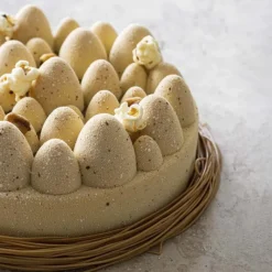 PAVONI Moule Silicone Œuf de Pâques ø 16 x H 6,5 cm* Moule Silicone