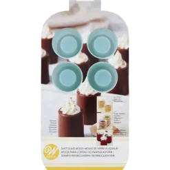 WILTON Moule Silicone Verre à Liqueur 8 Empreintes* Moule Silicone|Moules À Gâteaux
