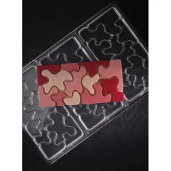 PAVONI Moule Tablette Chocolat Camouflage 15,4 x 7,7 cm x H 0,8 cm (x3)* Moules À Chocolat