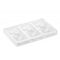 PAVONI Moule Tablette Chocolat Crush 15,5 x 7,7 cm x H 1 cm (x3)* Moules À Chocolat