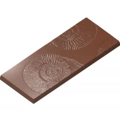 CHOCOLATE WORLD Moule Tablette Chocolat Fossile 117x48mm (x4)* Moules À Chocolat