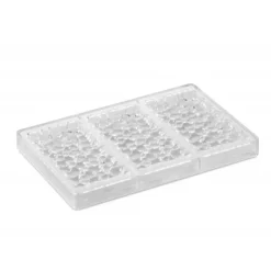 PAVONI Moule Tablette Chocolat Pétillant 15 x 7,7 cm x H 1,2 cm (x3)* Moules À Chocolat