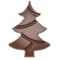 CHOCOLATE WORLD Moule Tablette Chocolat Sapin 9,7 cm (x4)* Moules À Chocolat