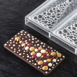 PAVONI Moule Tablette Chocolat Sapin Bubble 15,4 x 7,7 cm* Moules À Chocolat