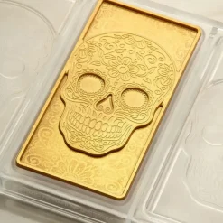 PAVONI Moule Tablette Chocolat Tête de Mort 15,4 x 7,7 cm* Moules À Chocolat