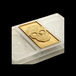 PAVONI Moule Tablette Chocolat Tête de Mort 15,4 x 7,7 cm* Moules À Chocolat