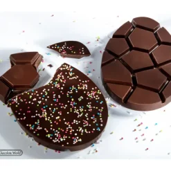 CHOCOLATE WORLD Moule Tablette Chocolat Œuf de Pâques 14 x 9,2 cm (x2)* Moules À Chocolat