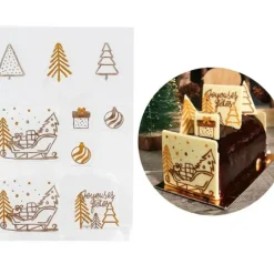 PATISDECOR Moule Transfert Embout de Bûche Noël Patisdécor* Moules À Chocolat