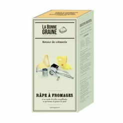 La Bonne Graine Moulin Râpe à Fromage inox 2 tambours* Râpes À Fromage