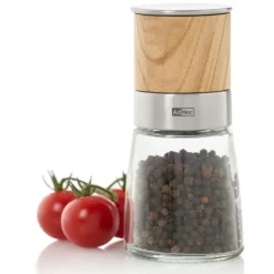 ADHOC Moulin Universel Céramique Réglable Bois Ø 6,5 cm x H 13,5 cm* Moulin