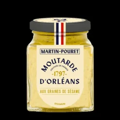 MARTIN POURET Moutarde d'Orléans aux Graines de Sésame 95g* Moutarde