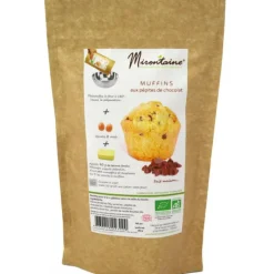 MIRONTAINE Muffins BIO aux Pépites de Chocolat 286g* Produits Bio|Préparation Pâtisserie