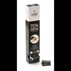 WEISS Napolitain Chocolat Noir Ebène 72% 180 g* Confiserie