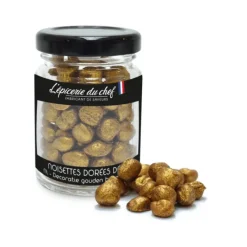 EPICERIE DU CHEF Noisettes Dorées Décoratives 50 g L'* Fruits Secs|Décoration Comestible