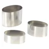 MALLARD FERRIERE Nonnette Ovale Inox 7 cm H4 cm* Cercle À Patisserie
