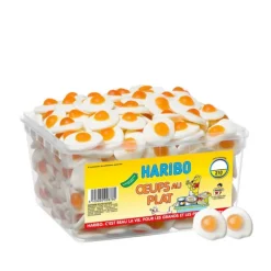 HARIBO Oeufs au plat x 210 - Boîte Bonbon* Confiserie