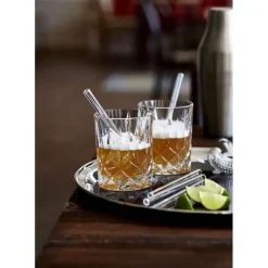 CUISINEADDICT Paille Réutilisable en Verre 15cm droite x4 HALM* Accessoires Bar