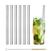 CUISINEADDICT Paille Réutilisable en Verre 20cm droite x6 HALM* Accessoires Bar