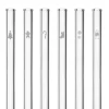 CUISINEADDICT Paille Réutilisable en Verre Noël 20cm droite x6 HALM* Accessoires Bar