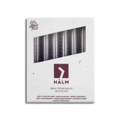 CUISINEADDICT Paille Réutilisable en Verre 15cm droite x6 HALM* Accessoires Bar