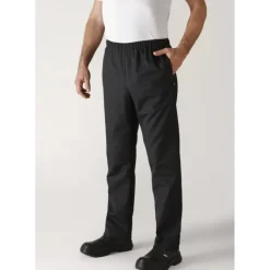 ROBUR Pantalon de Cuisine Mixte Noir UMINI T.5* Pantalon De Cuisine