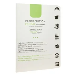 MATFER Papier Cuisson EcoPap 40 x 30 cm x50 feuilles* Feuilles De Cuisson|Recharges