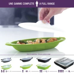 MASTRAD Papillote en Silicone Minute Individuelle - Lot de 2 Vertes* Papillotes En Silicone