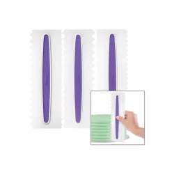WILTON Peigne pour Glaçage 22.8x7.6 cm (x3)* Ustensiles Décor Gâteau