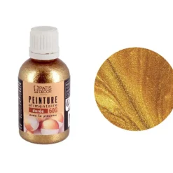 PATISDECOR Peinture Alimentaire Dorée 63 g Patisdécor* Colorants Alimentaires