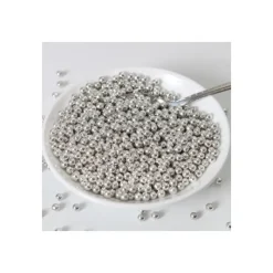 FUNCAKES Perles de Sucre Argent Métallique 80g* Décoration Comestible
