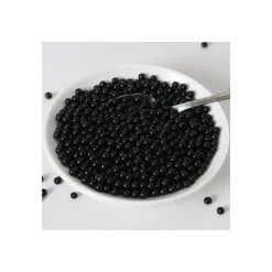 FUNCAKES Perles de sucre Noir Brillant 80g* Décoration Comestible