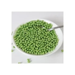 FUNCAKES Perles de sucre Vert Métallique 80 g* Décoration Comestible