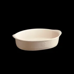 EMILE HENRY Petit Plat à Four Ovale en Céramique 27,5 x 17,5 cm Argile* Plat De Cuisson