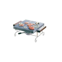 TELLIER Pierre à Griller Naturelle 25x25x3 cm Sans support* Pierre À Griller