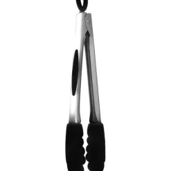 MASTRAD Pince de Cuisine en Inox 26 cm Noir* Pince De Cuisine