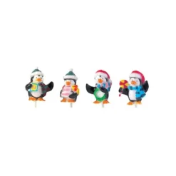 MALLARD FERRIERE Pingouins Noël sur pique x50* Décoration Gâteau