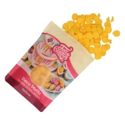 FUNCAKES Pistoles Deco Melts Jaune 250 g* Décoration Comestible