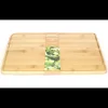 PEBBLY Planche à Découper Bambou avec Rigole 37 x 29 cm* Planches À Découper