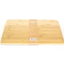 PEBBLY Planche à Découper Bambou avec Rigole 37 x 29 cm* Planches À Découper