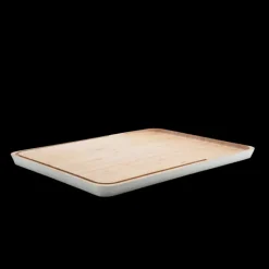 PEBBLY Planche à Découper Crème en Bambou 41 x 30 cm* Planches À Découper