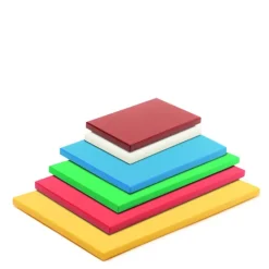 COMAS Planche à Découper 30x20 cm H 2cm Polyéthylène Bleu* Planches À Découper