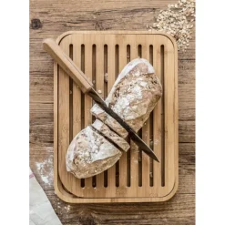 PEBBLY Planche à Pain en Bambou 36 x 26 cm* Planches À Découper