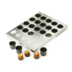 MATFER Plaque de 30 Cannelés 3,5 cm Exoglass 40 x 30 cm* Moule Anti-adhésif|Moules À Gâteaux