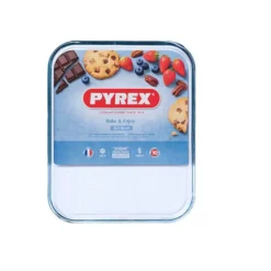 PYREX Plaque de Cuisson en Verre Rectangulaire 32 x 26 cm Bake & Enjoy* Plaques De Cuisson