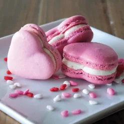 SILIKOMART Plaque Macarons Coeurs Silicone 40 x 30 cm* Plaque Macaron